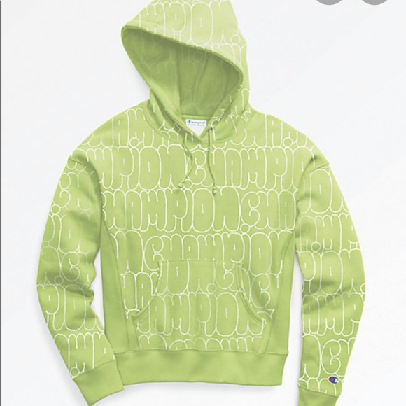 NWT CHAMPION REVERSE WEAVE GRAFFITI HOODIE - Picture 1 of 8